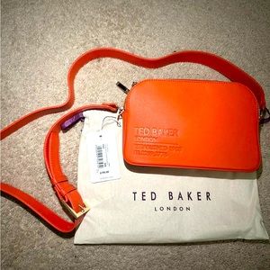 Ted Baker orange/red brand new purse